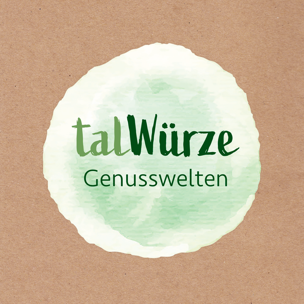 Logo Gestaltung für ein Feinkostgeschäft (talWürze leitet sich von Nettetal ab).